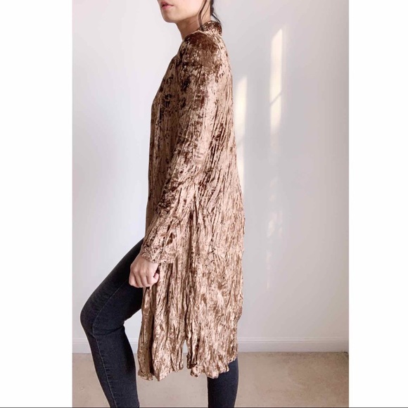 ! LAST 2! Copper Velvet Long Duster - Picture 4 of 8